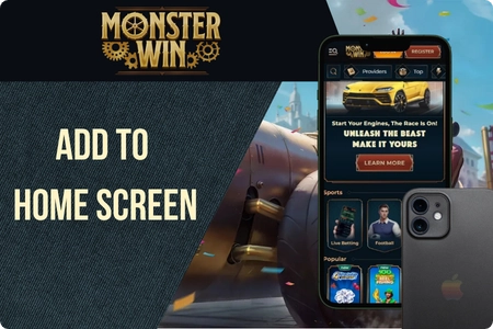 Monsterwin iOS Safari home screen shortcut