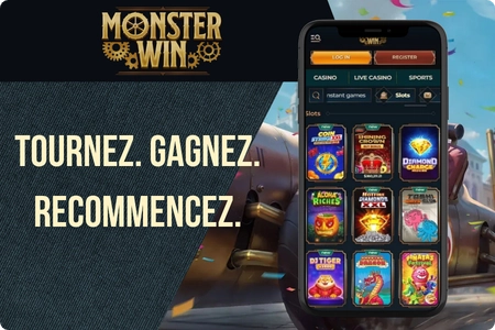 Monsterwin aperçu des machines à sous et jeux de jackpot